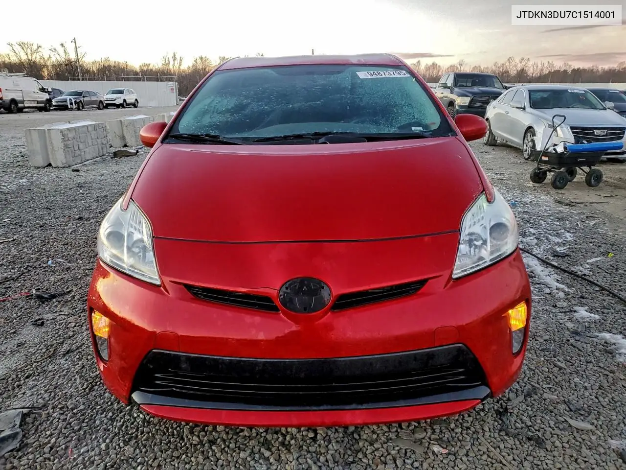JTDKN3DU7C1514001 2012 Toyota Prius