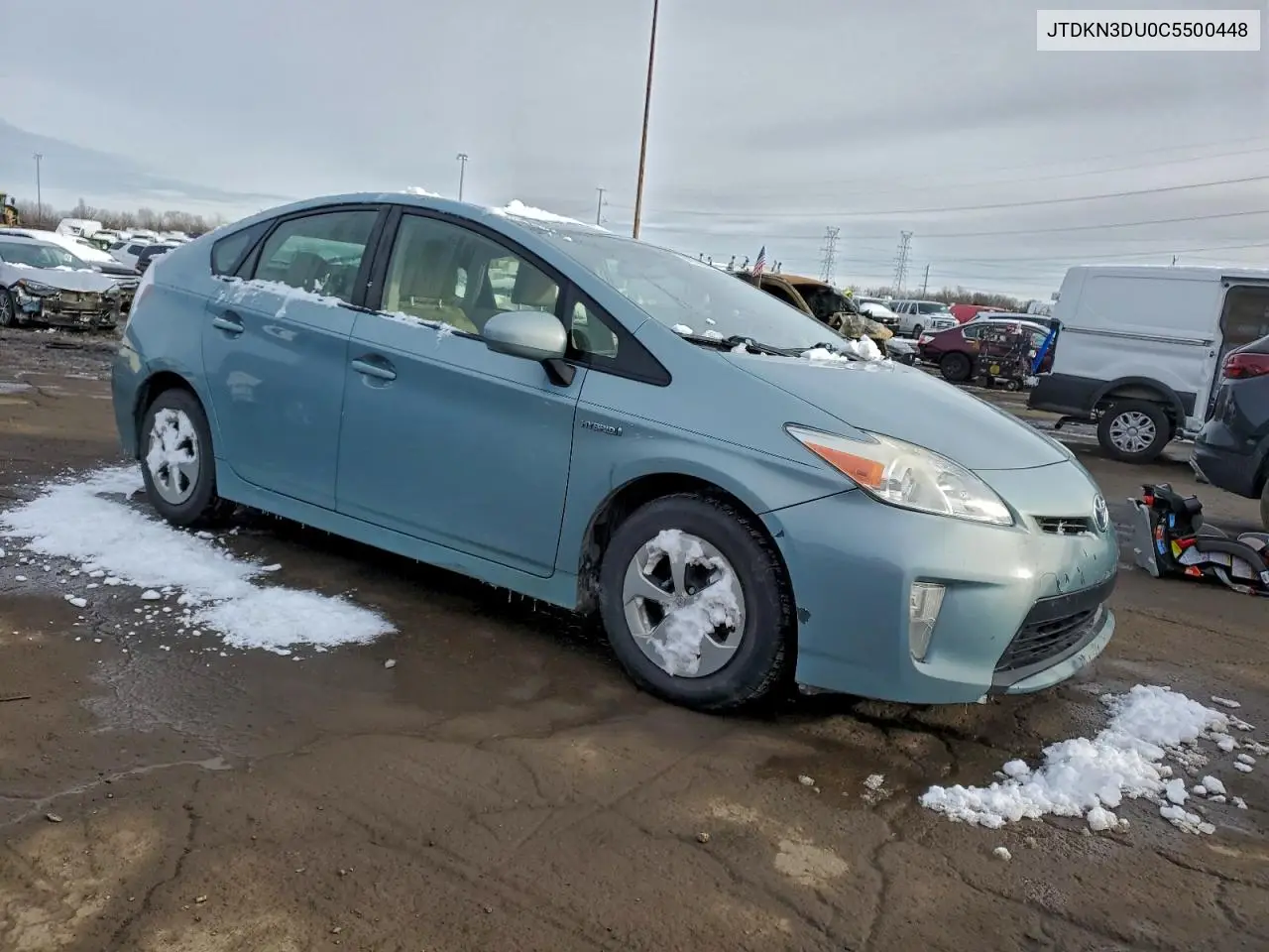 JTDKN3DU0C5500448 2012 Toyota Prius