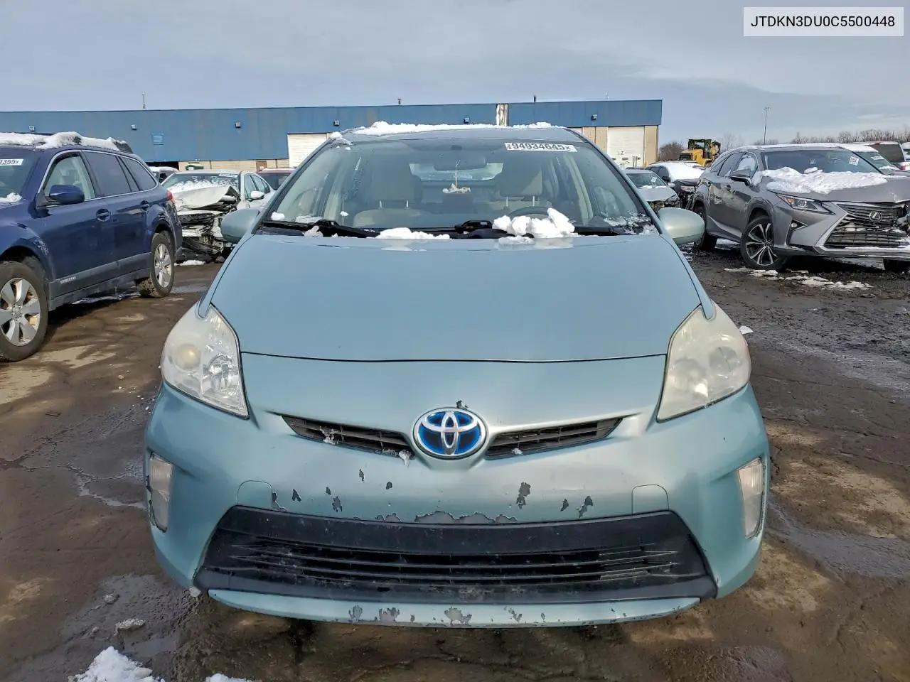 JTDKN3DU0C5500448 2012 Toyota Prius