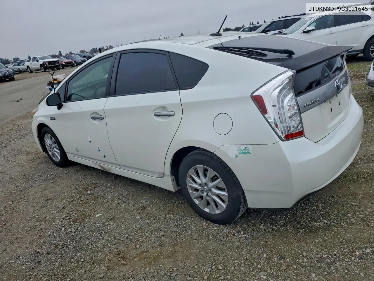 JTDKN3DP9C3021645 2012 Toyota Prius Plug-In