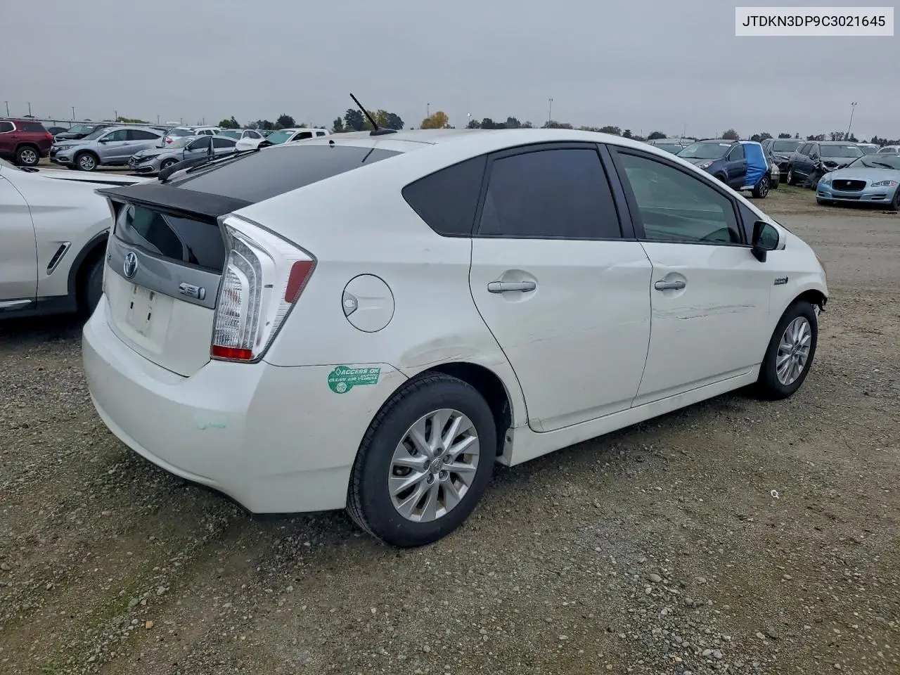 JTDKN3DP9C3021645 2012 Toyota Prius Plug-In