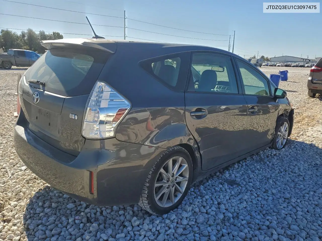 JTDZQ3EU1C3097475 2012 Toyota Prius V