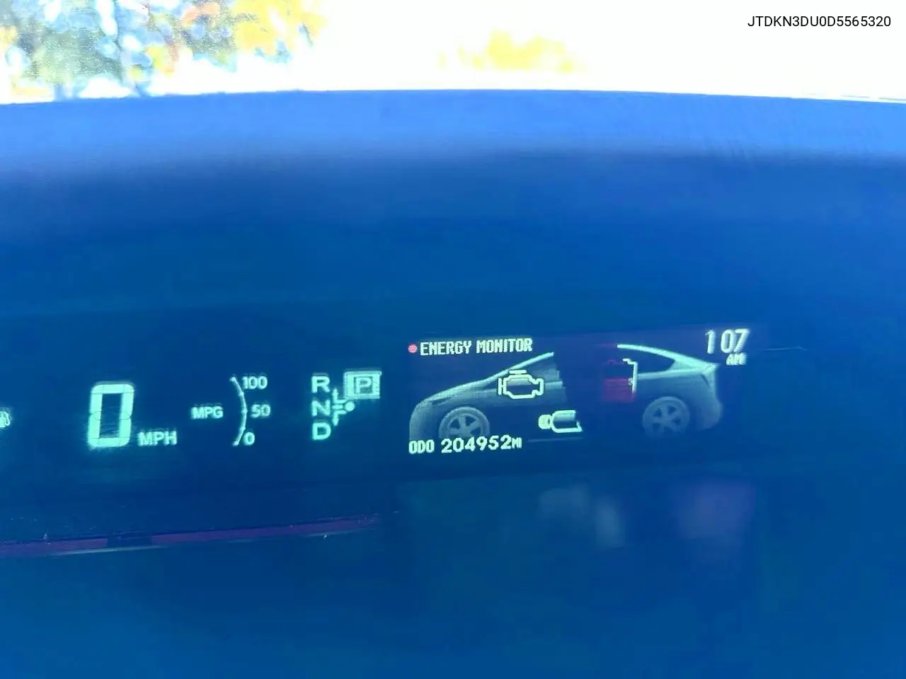 JTDKN3DU0D5565320 2013 Toyota Prius Three