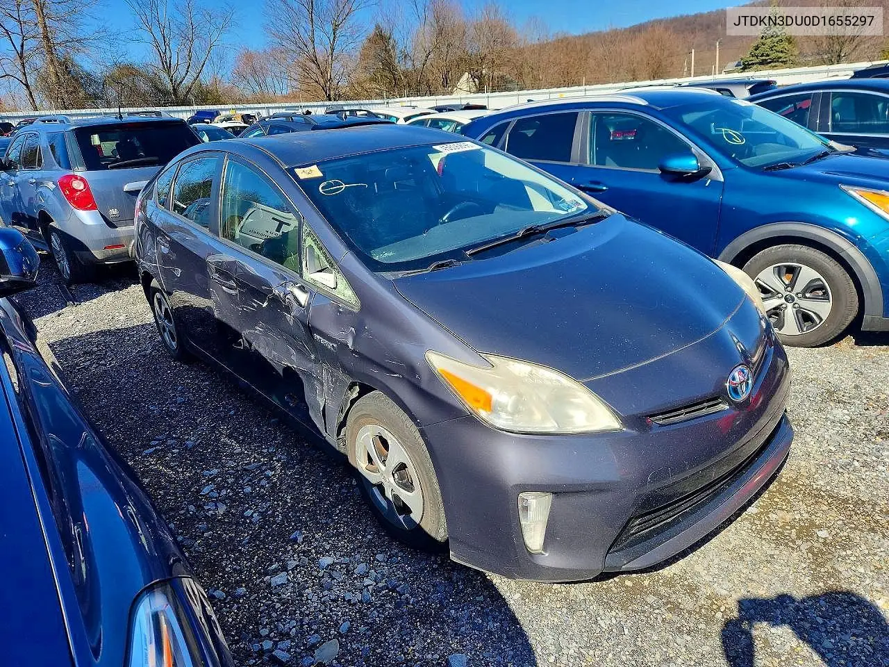 JTDKN3DU0D1655297 2013 Toyota Prius Four
