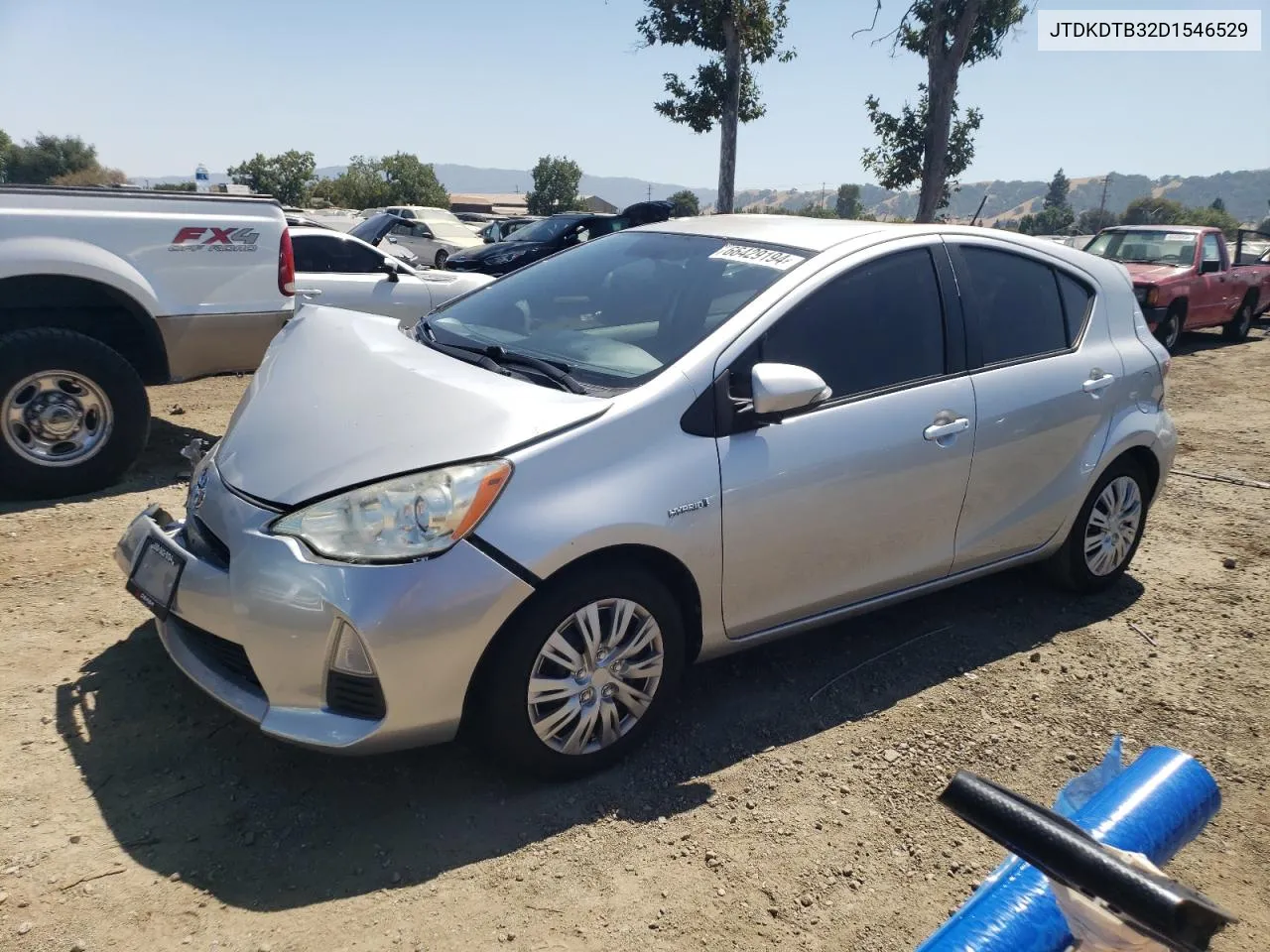 2013 Toyota Prius C VIN: JTDKDTB32D1546529 Lot: 66429194