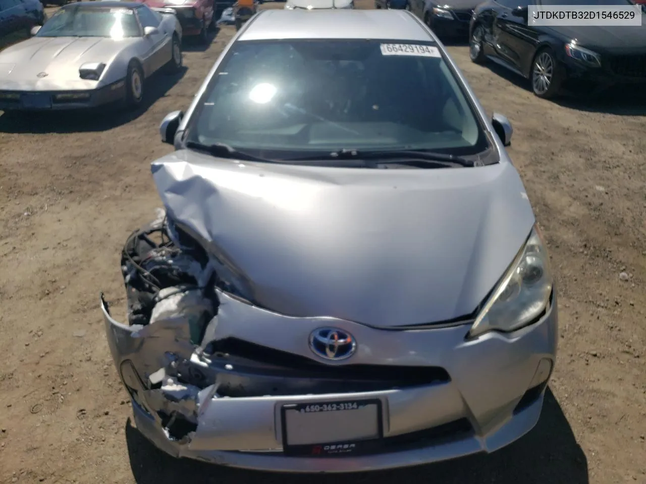 2013 Toyota Prius C VIN: JTDKDTB32D1546529 Lot: 66429194