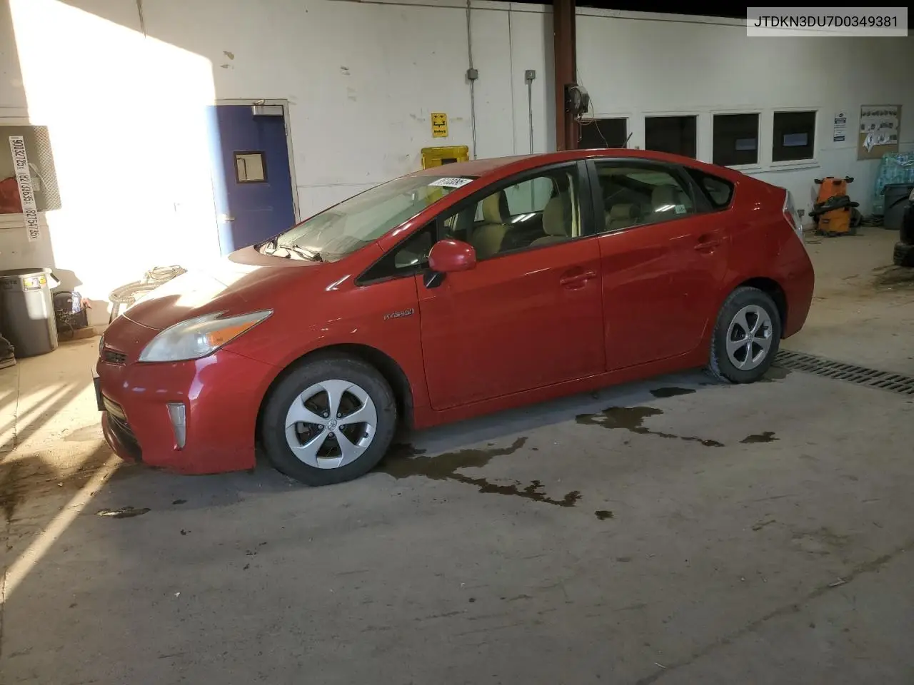 JTDKN3DU7D0349381 2013 Toyota Prius