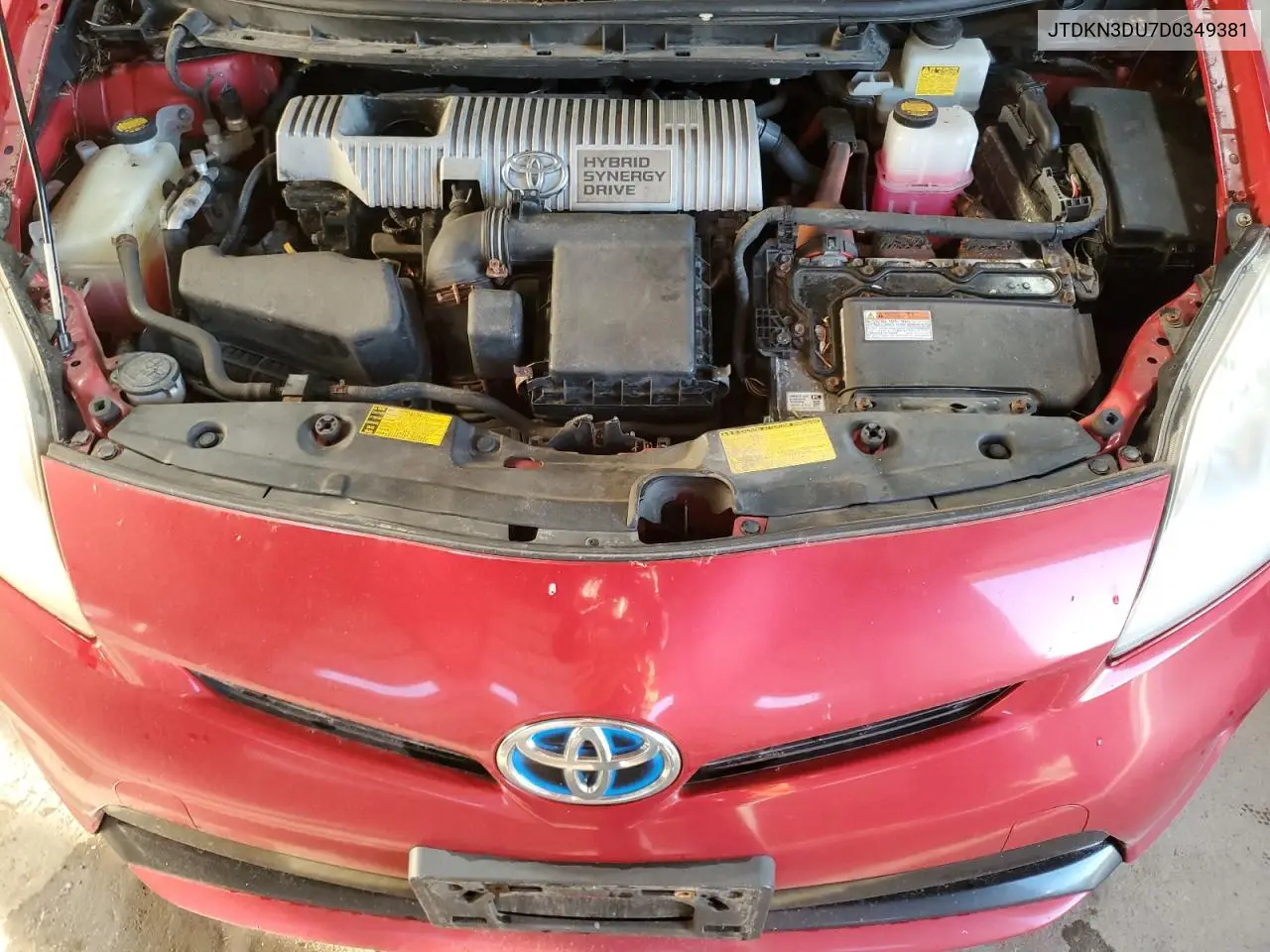 JTDKN3DU7D0349381 2013 Toyota Prius