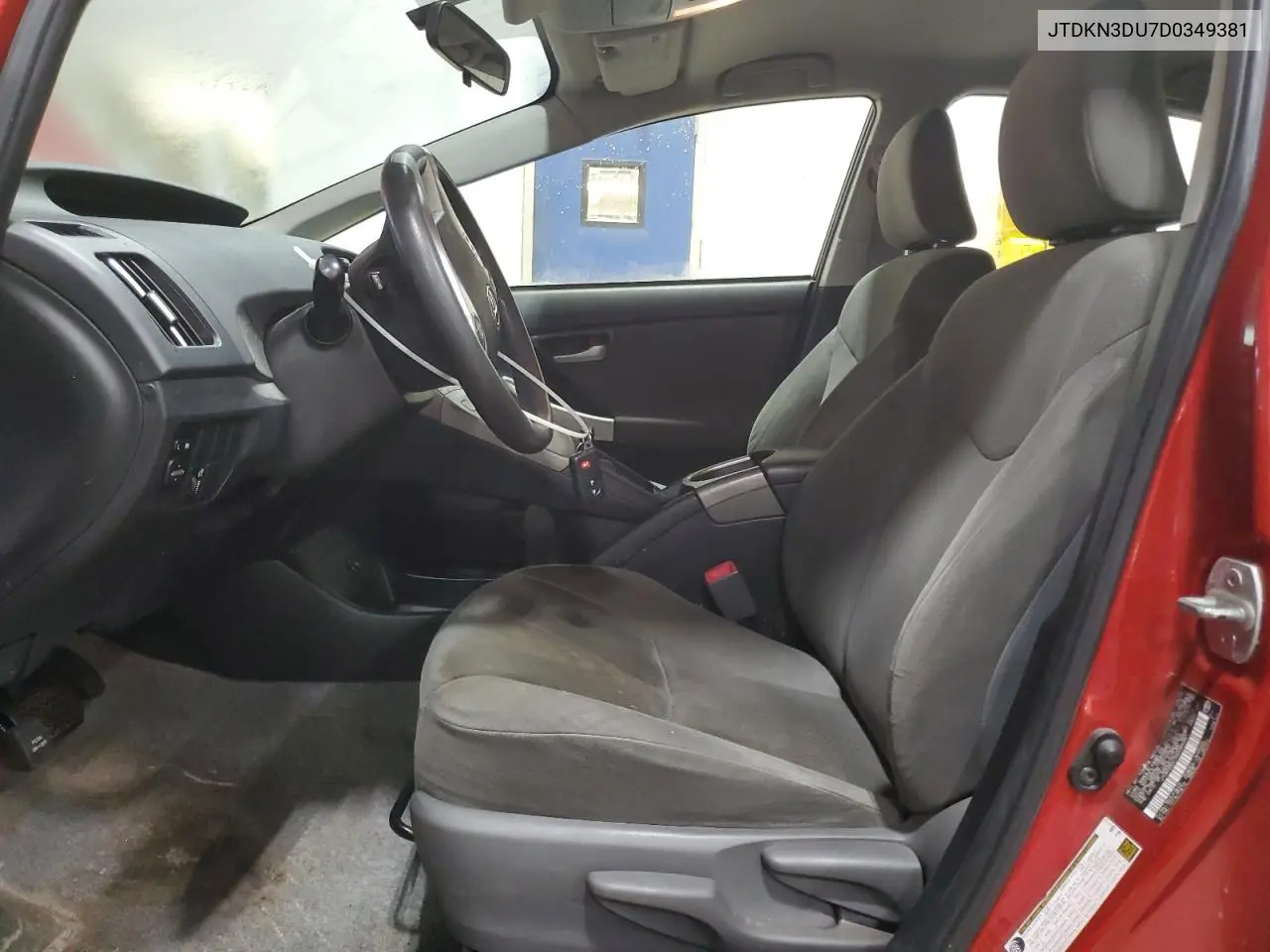 JTDKN3DU7D0349381 2013 Toyota Prius