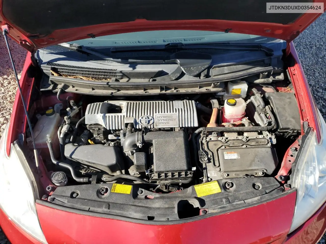 JTDKN3DUXD0354624 2013 Toyota Prius
