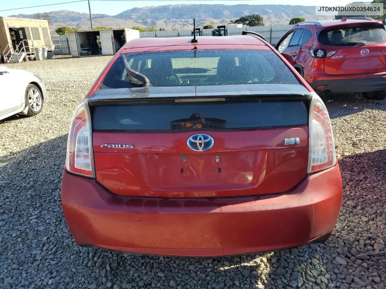 JTDKN3DUXD0354624 2013 Toyota Prius