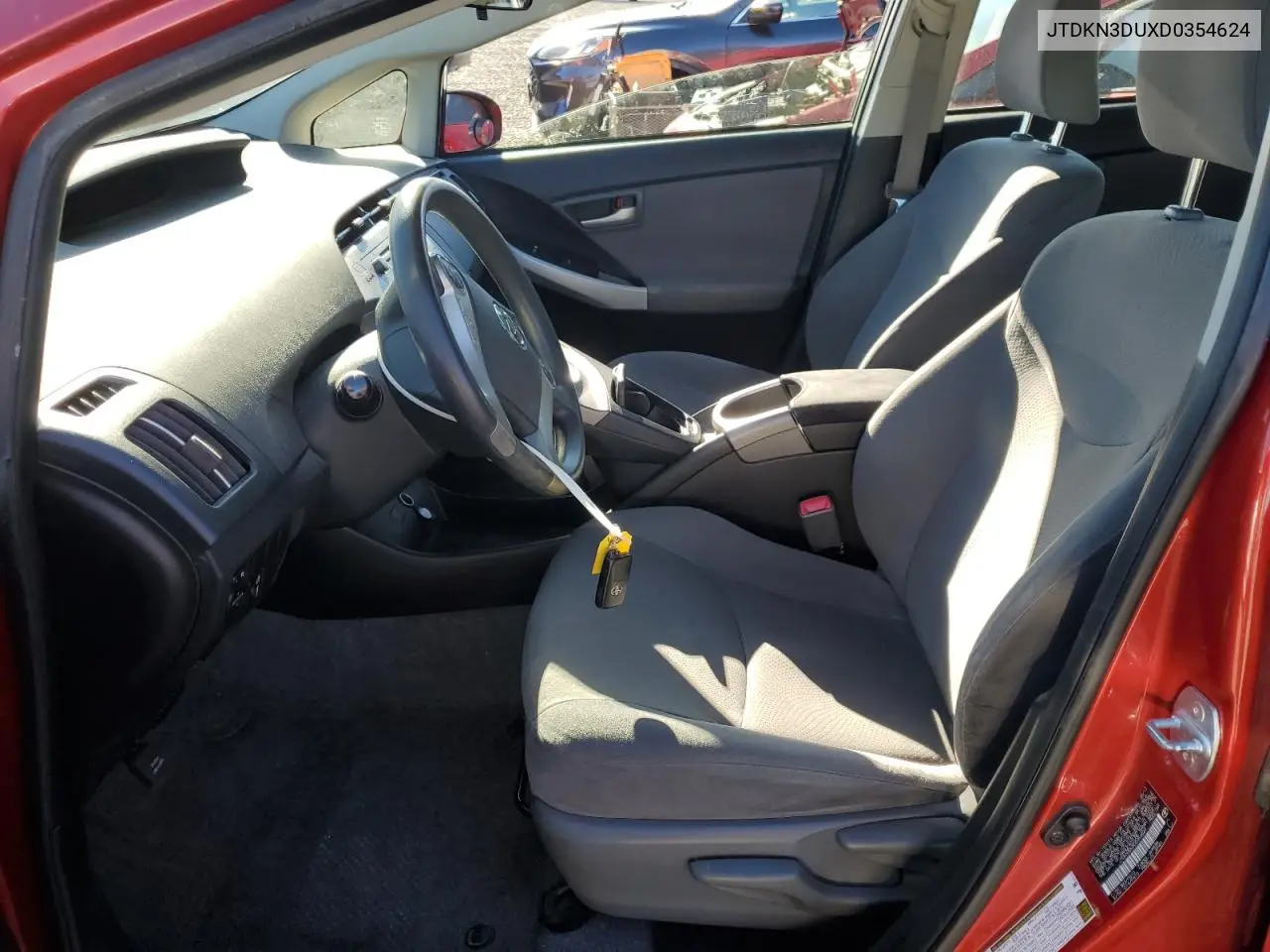 JTDKN3DUXD0354624 2013 Toyota Prius