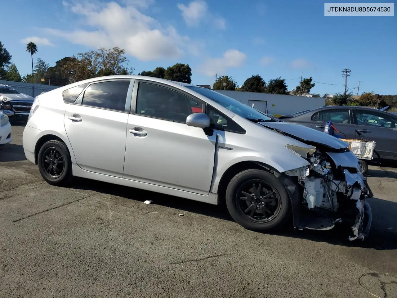 JTDKN3DU8D5674530 2013 Toyota Prius