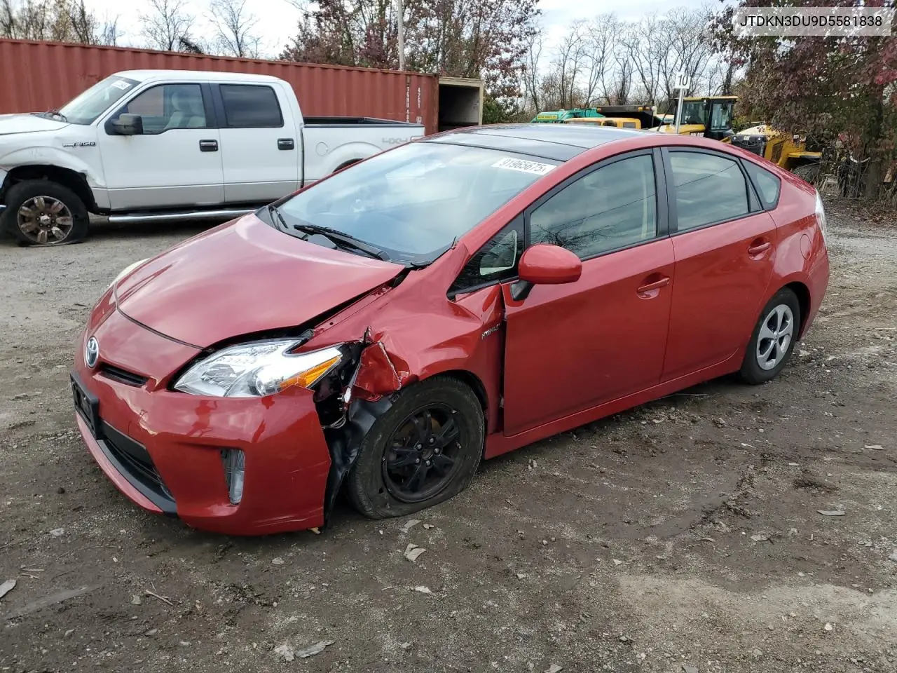 JTDKN3DU9D5581838 2013 Toyota Prius