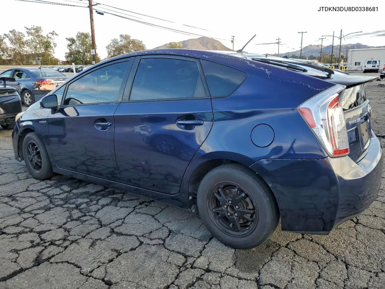 JTDKN3DU8D0338681 2013 Toyota Prius