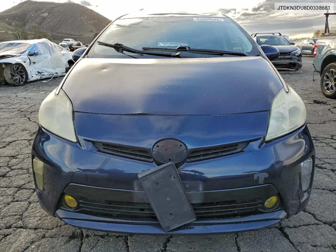 JTDKN3DU8D0338681 2013 Toyota Prius