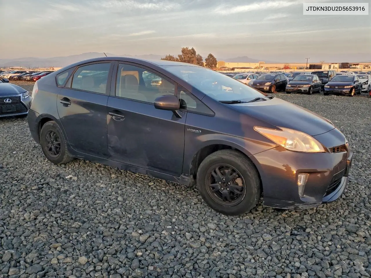 JTDKN3DU2D5653916 2013 Toyota Prius