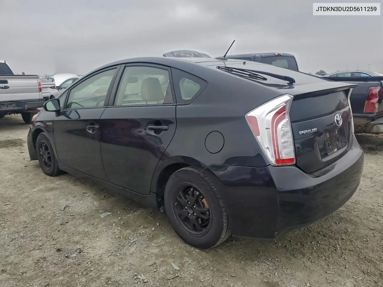 JTDKN3DU2D5611259 2013 Toyota Prius