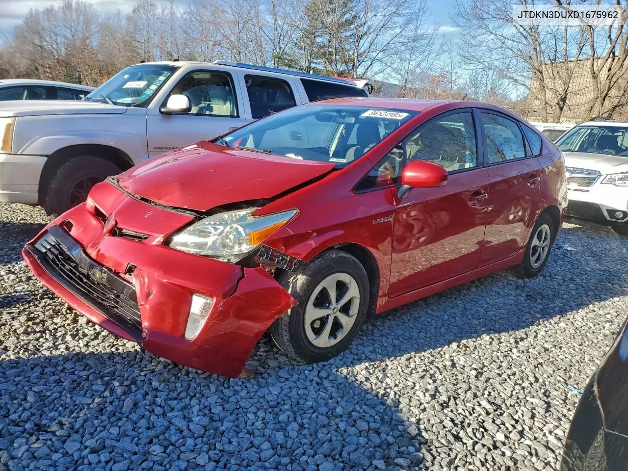 JTDKN3DUXD1675962 2013 Toyota Prius