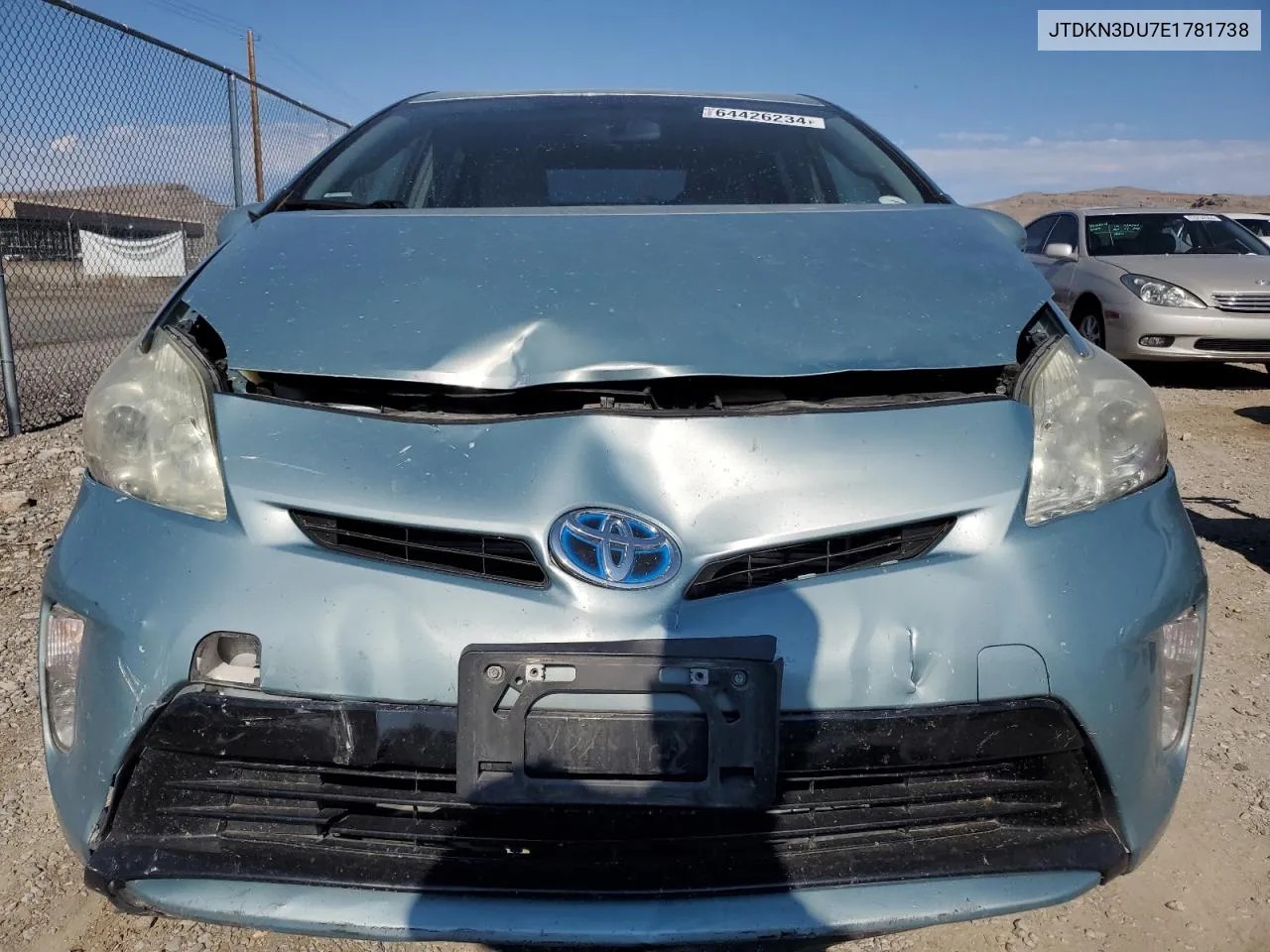 JTDKN3DU7E1781738 2014 Toyota Prius