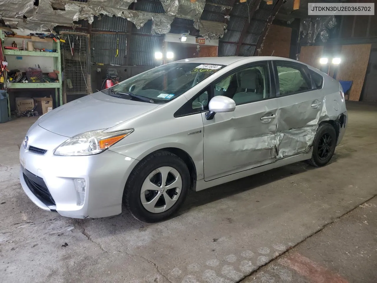 2014 Toyota Prius VIN: JTDKN3DU2E0365702 Lot: 71941604