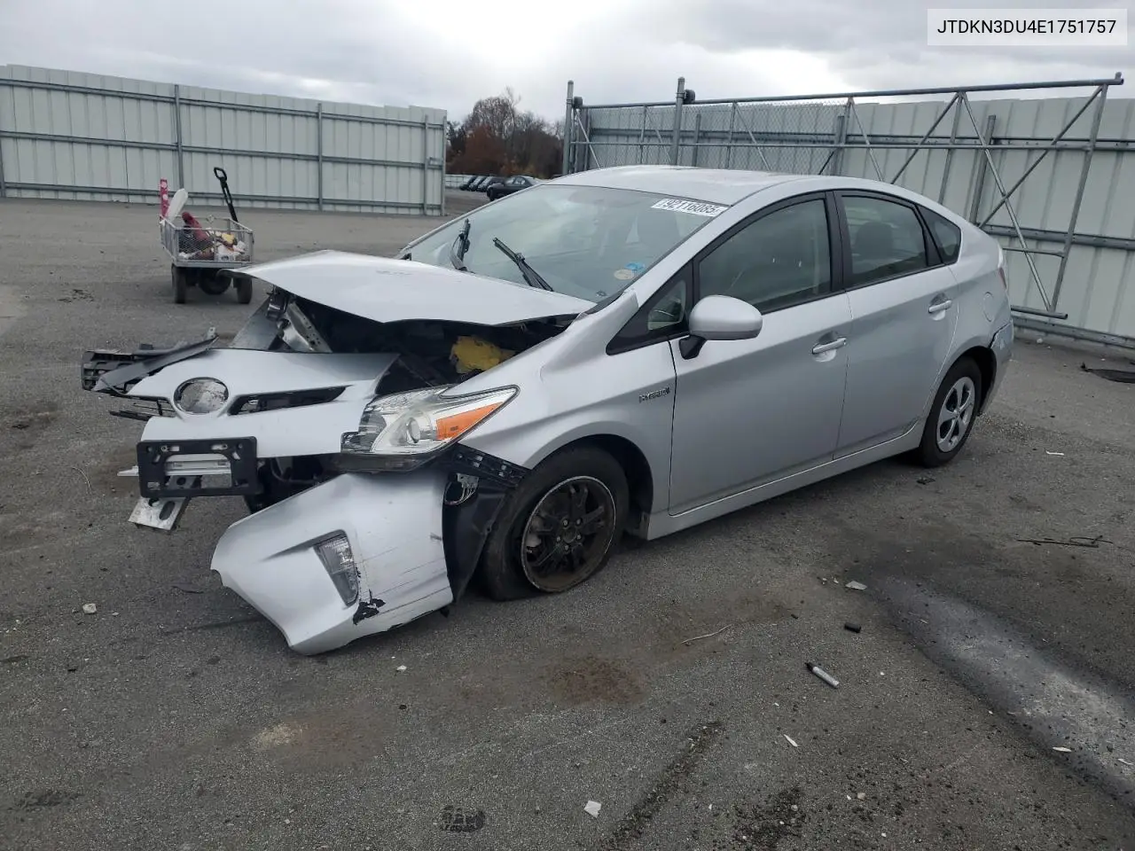 JTDKN3DU4E1751757 2014 Toyota Prius