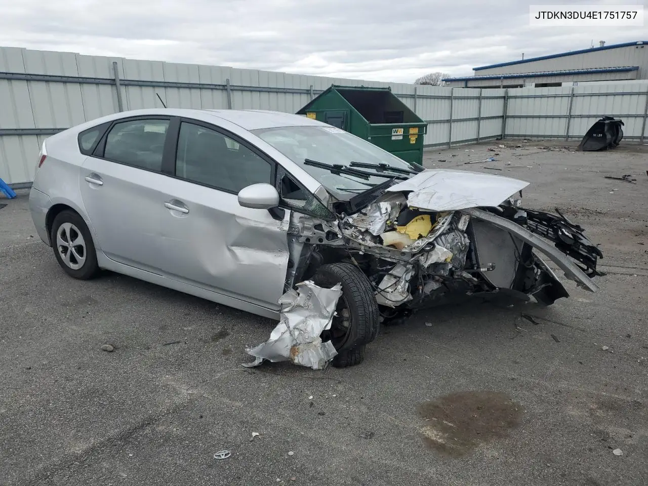 JTDKN3DU4E1751757 2014 Toyota Prius