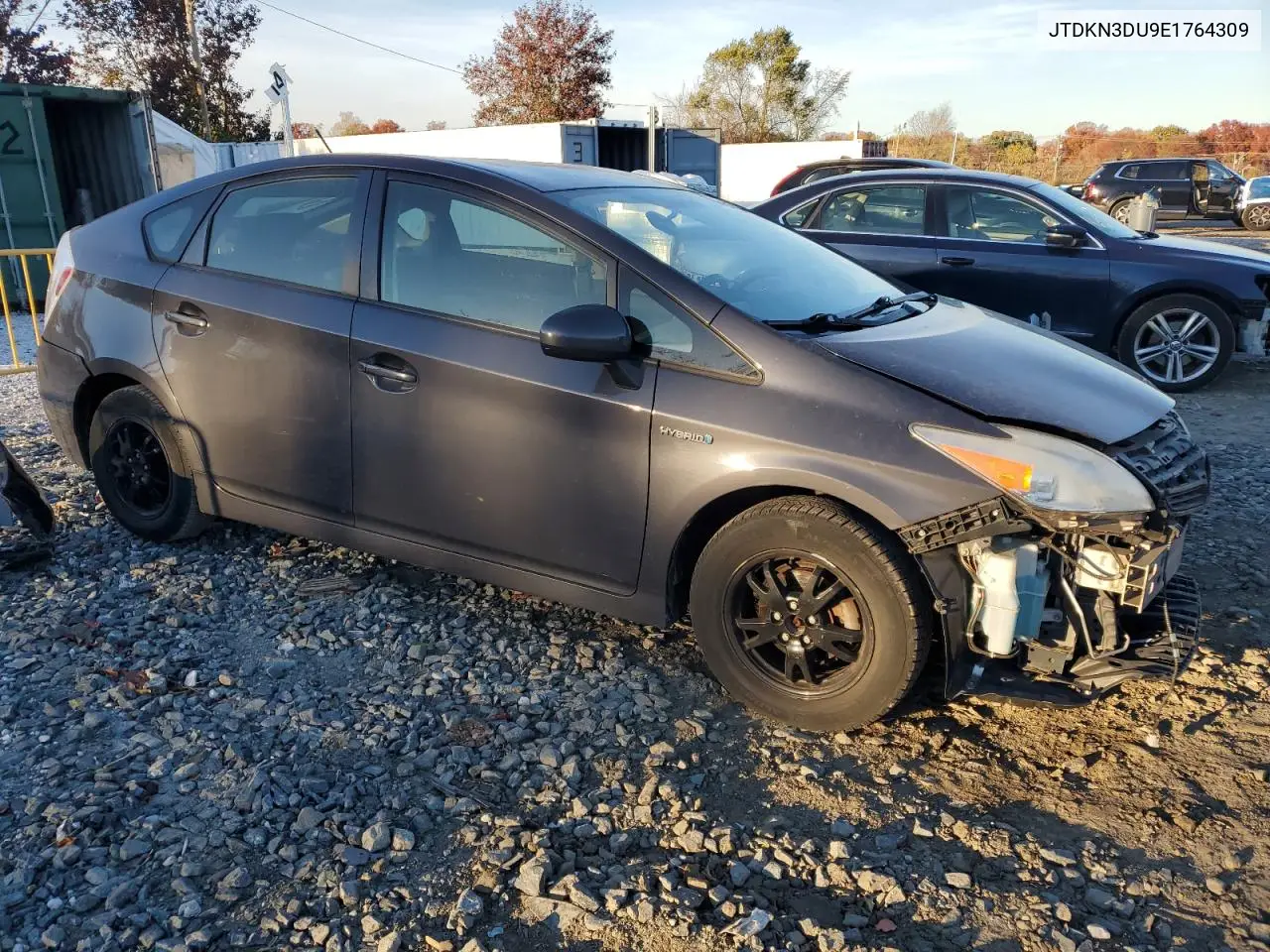JTDKN3DU9E1764309 2014 Toyota Prius
