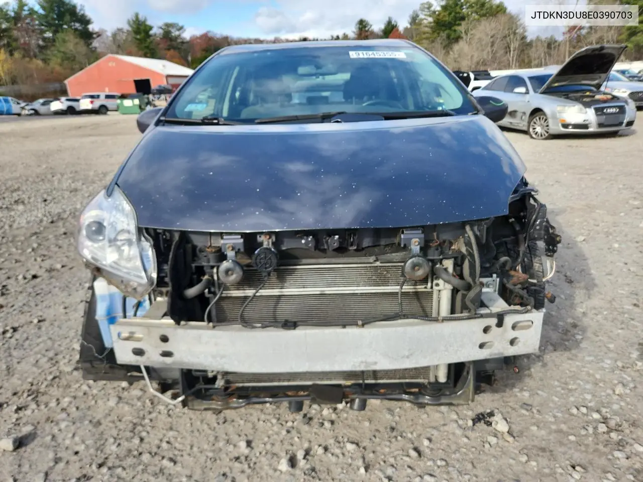 JTDKN3DU8E0390703 2014 Toyota Prius