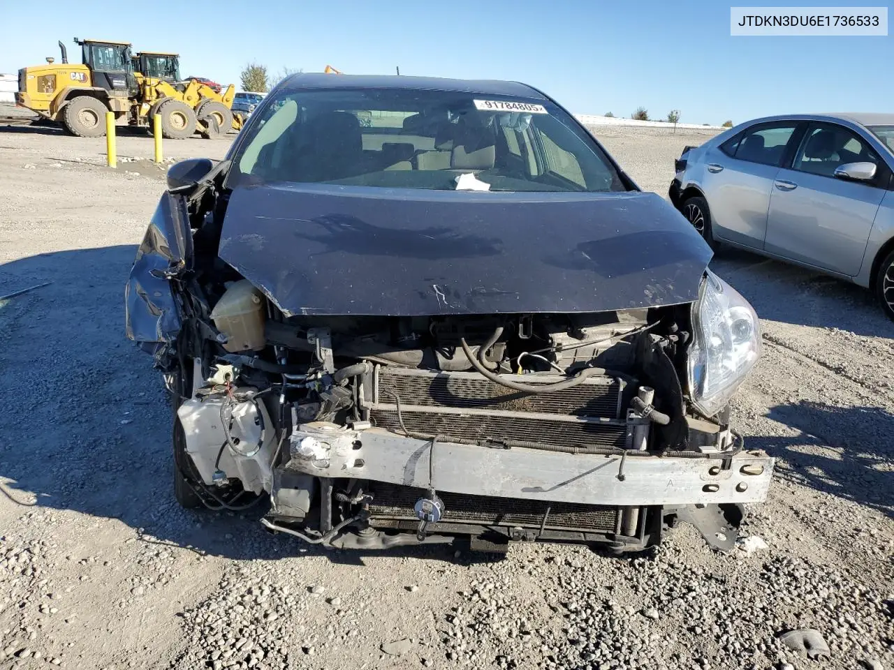 JTDKN3DU6E1736533 2014 Toyota Prius