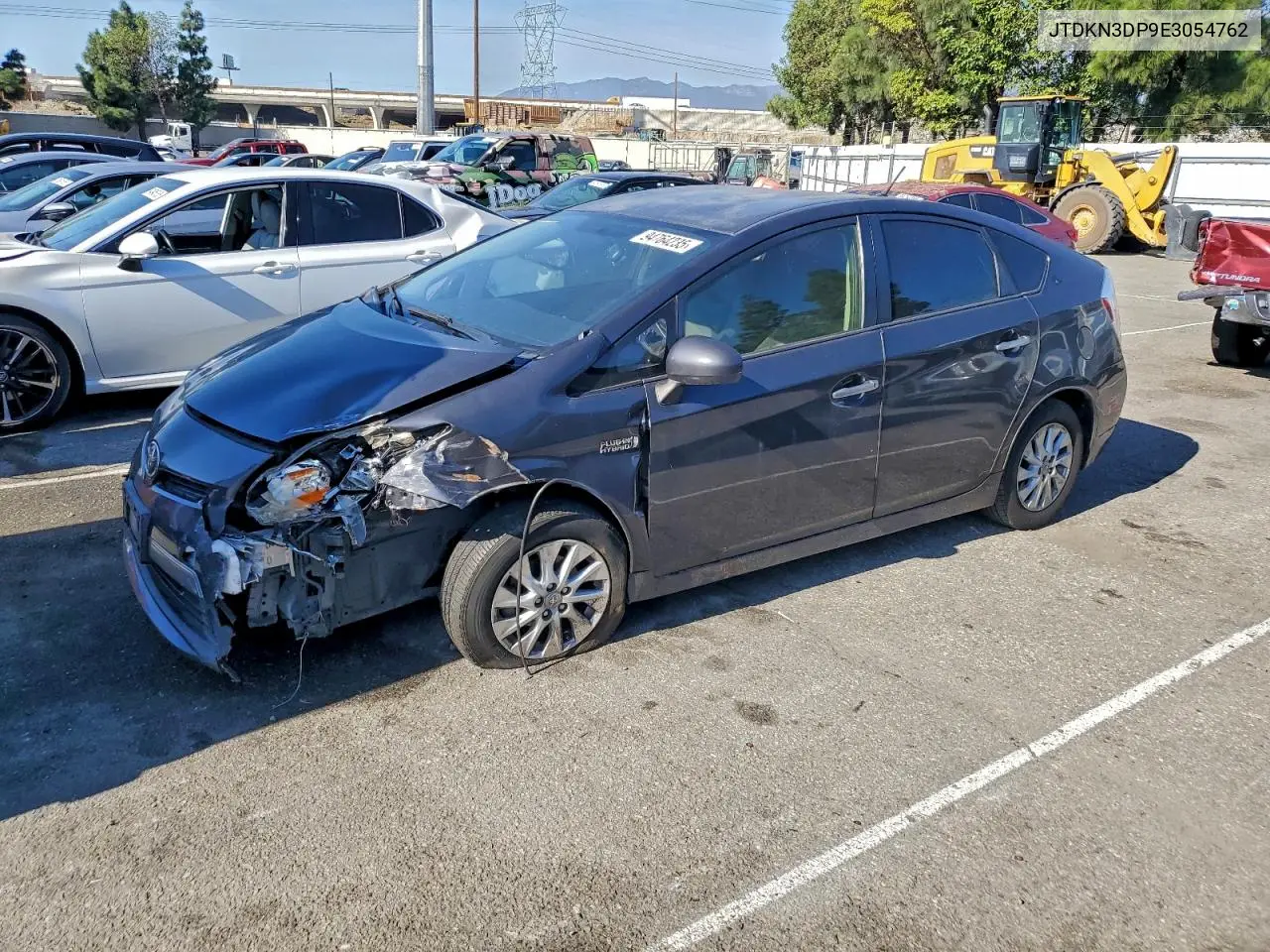 JTDKN3DP9E3054762 2014 Toyota Prius Plug-In