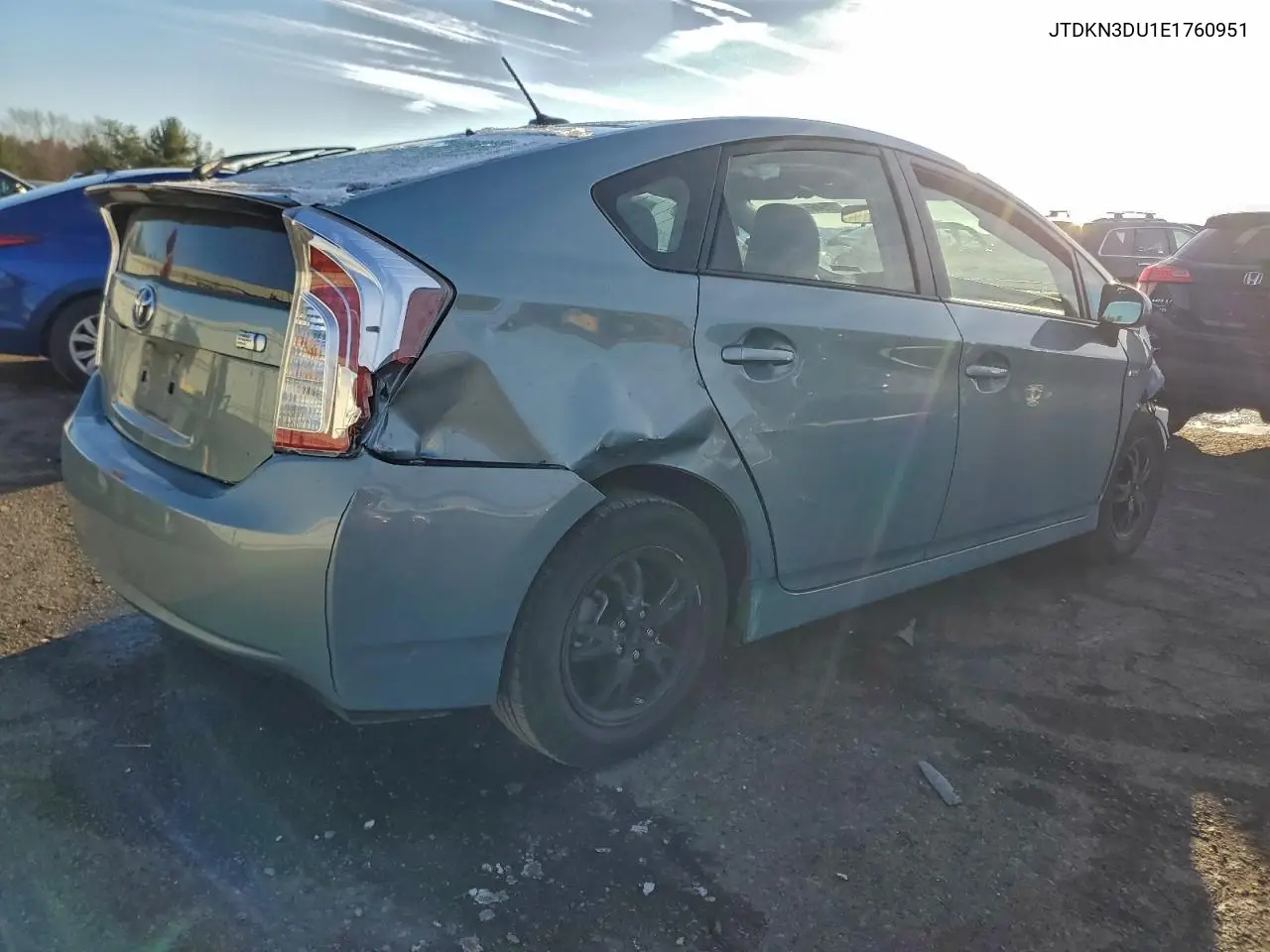 JTDKN3DU1E1760951 2014 Toyota Prius