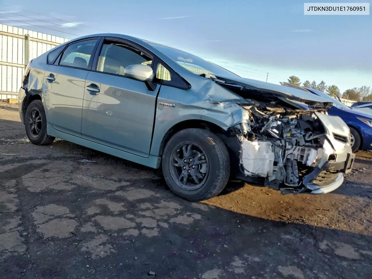 JTDKN3DU1E1760951 2014 Toyota Prius