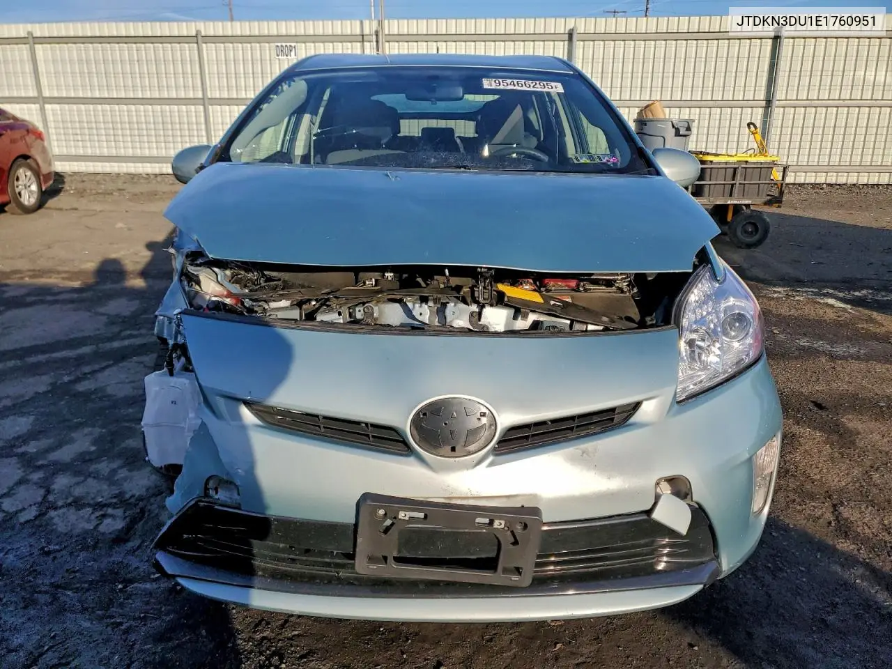 JTDKN3DU1E1760951 2014 Toyota Prius