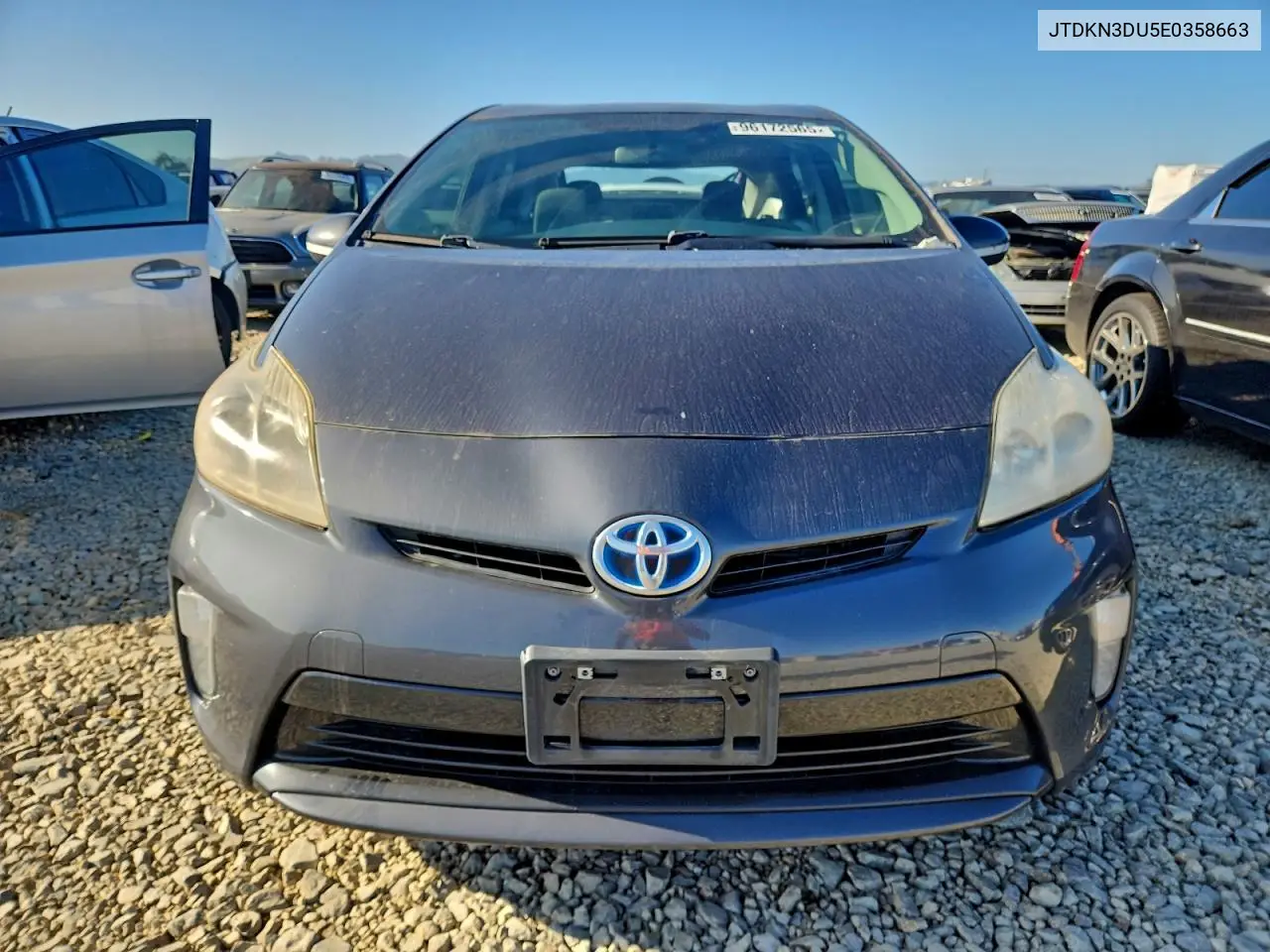 JTDKN3DU5E0358663 2014 Toyota Prius