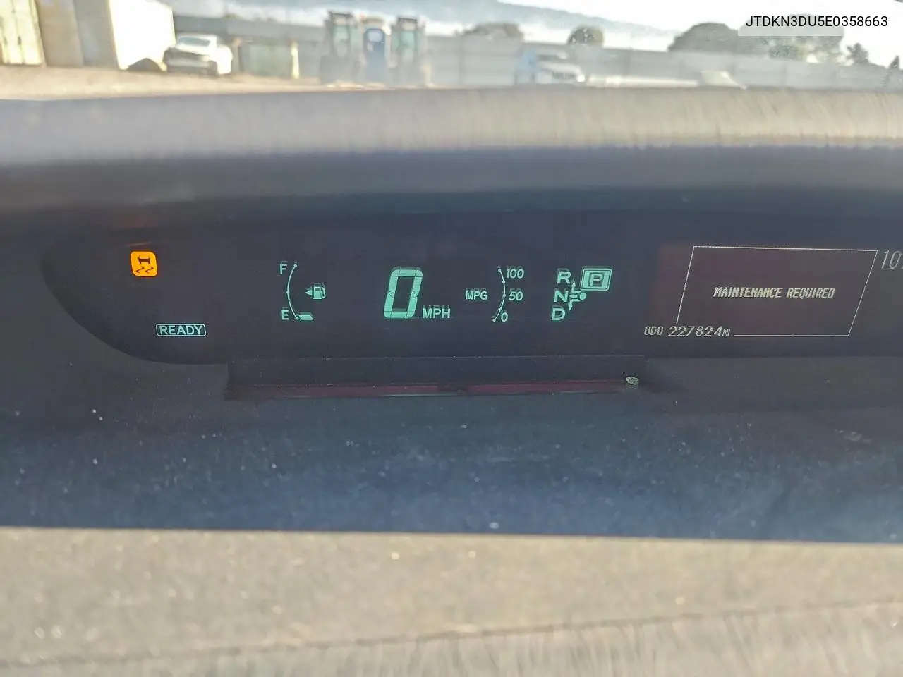 JTDKN3DU5E0358663 2014 Toyota Prius