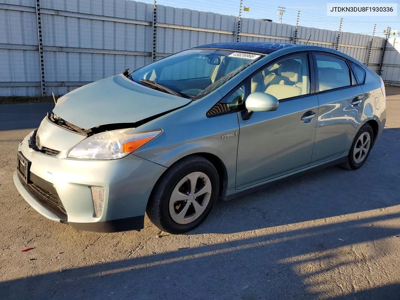 JTDKN3DU8F1930336 2015 Toyota Prius Four