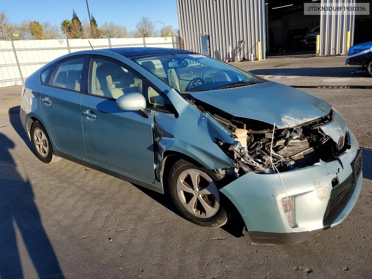 JTDKN3DU8F1930336 2015 Toyota Prius Four