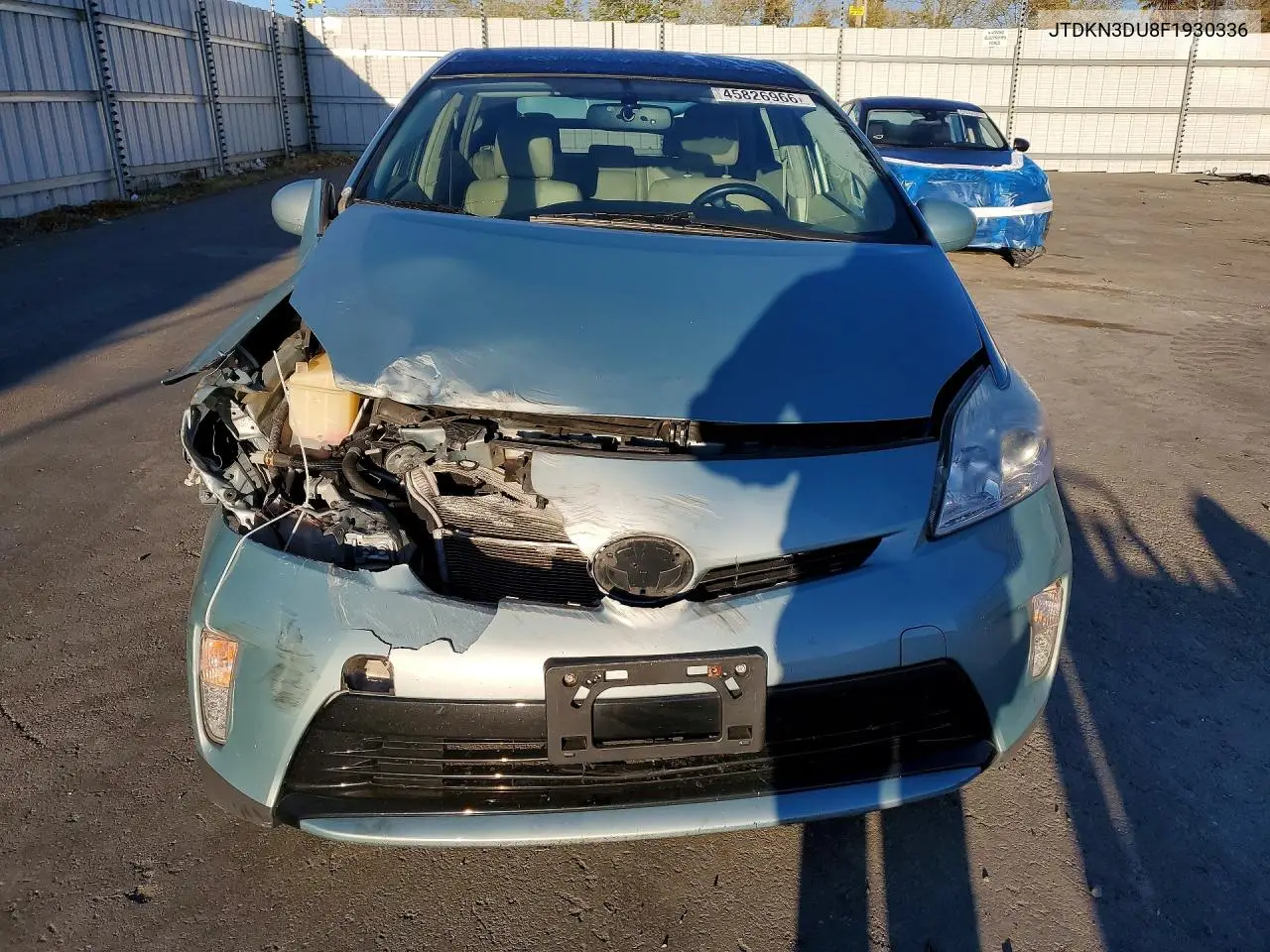 JTDKN3DU8F1930336 2015 Toyota Prius Four