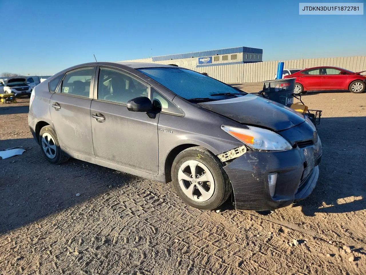 JTDKN3DU1F1872781 2015 Toyota Prius