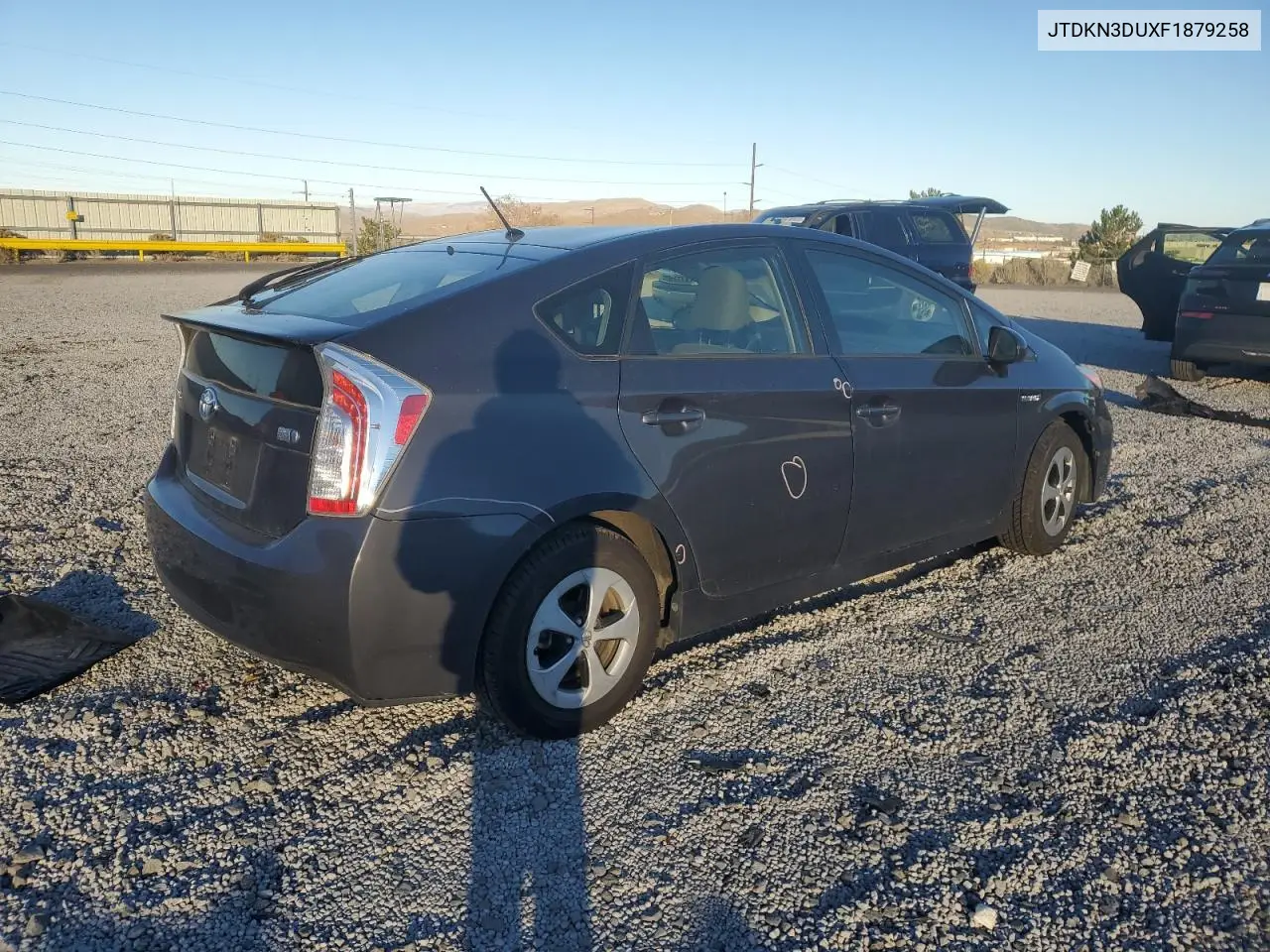 JTDKN3DUXF1879258 2015 Toyota Prius