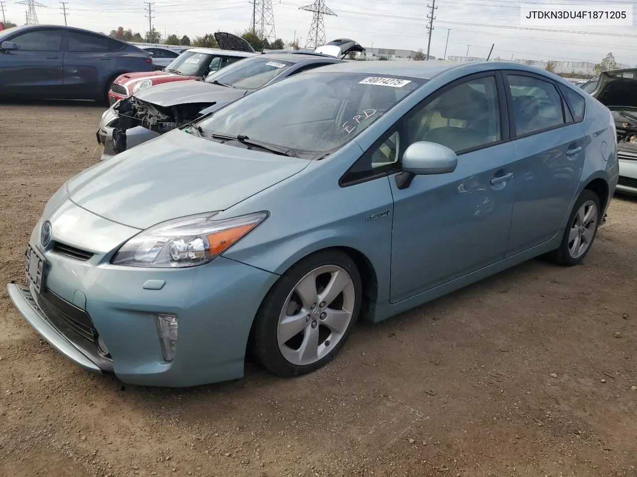 JTDKN3DU4F1871205 2015 Toyota Prius