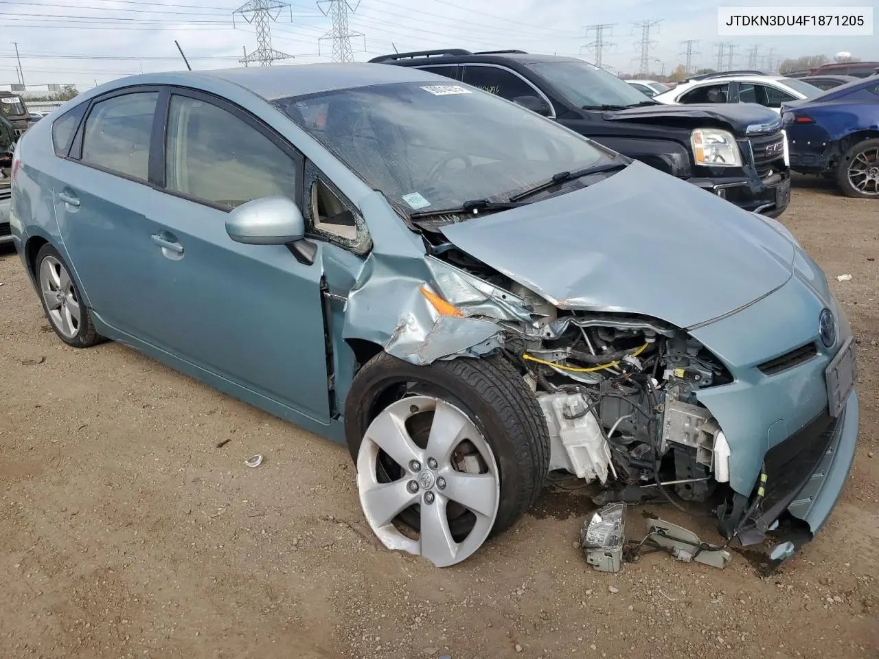 JTDKN3DU4F1871205 2015 Toyota Prius