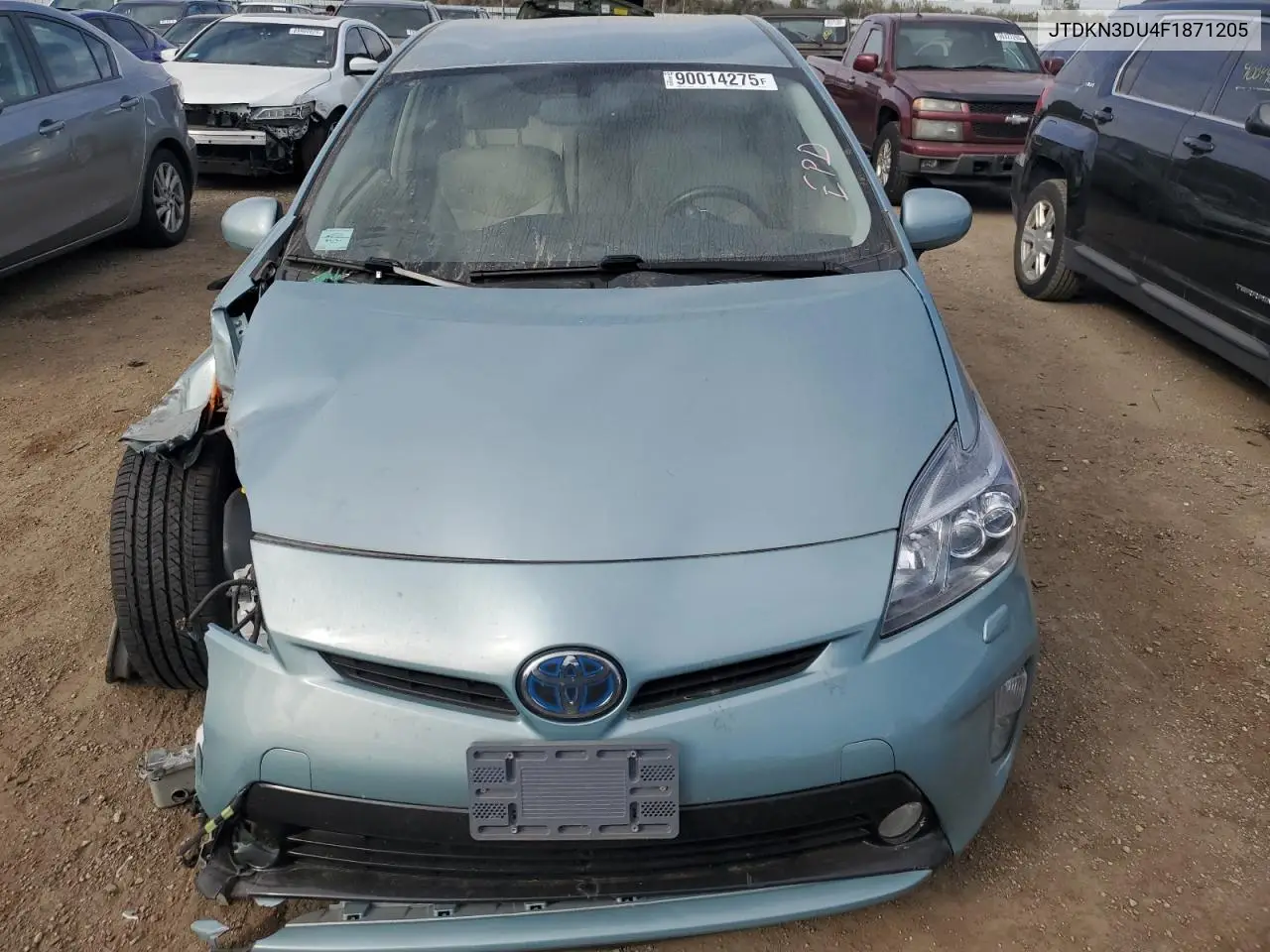 JTDKN3DU4F1871205 2015 Toyota Prius