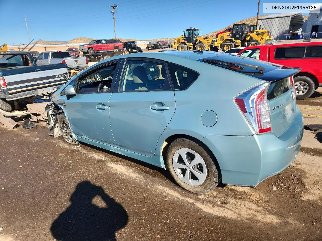 JTDKN3DU2F1955135 2015 Toyota Prius