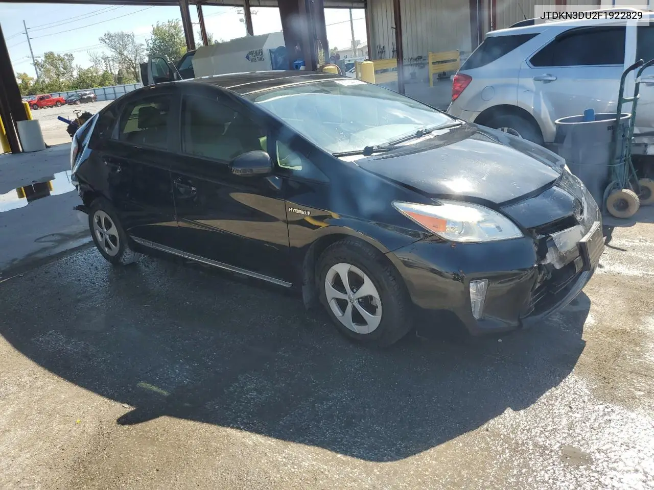 JTDKN3DU2F1922829 2015 Toyota Prius