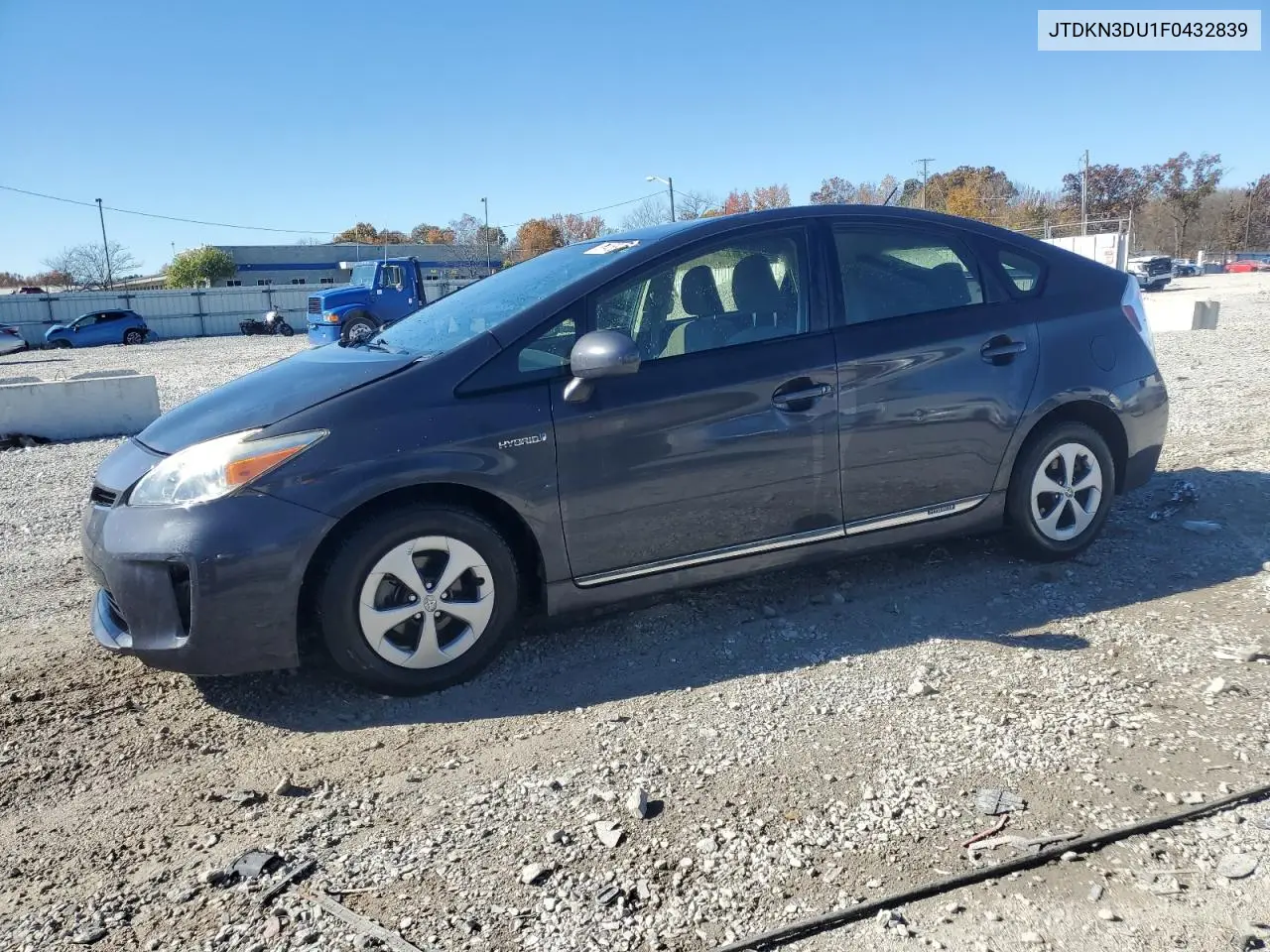 JTDKN3DU1F0432839 2015 Toyota Prius