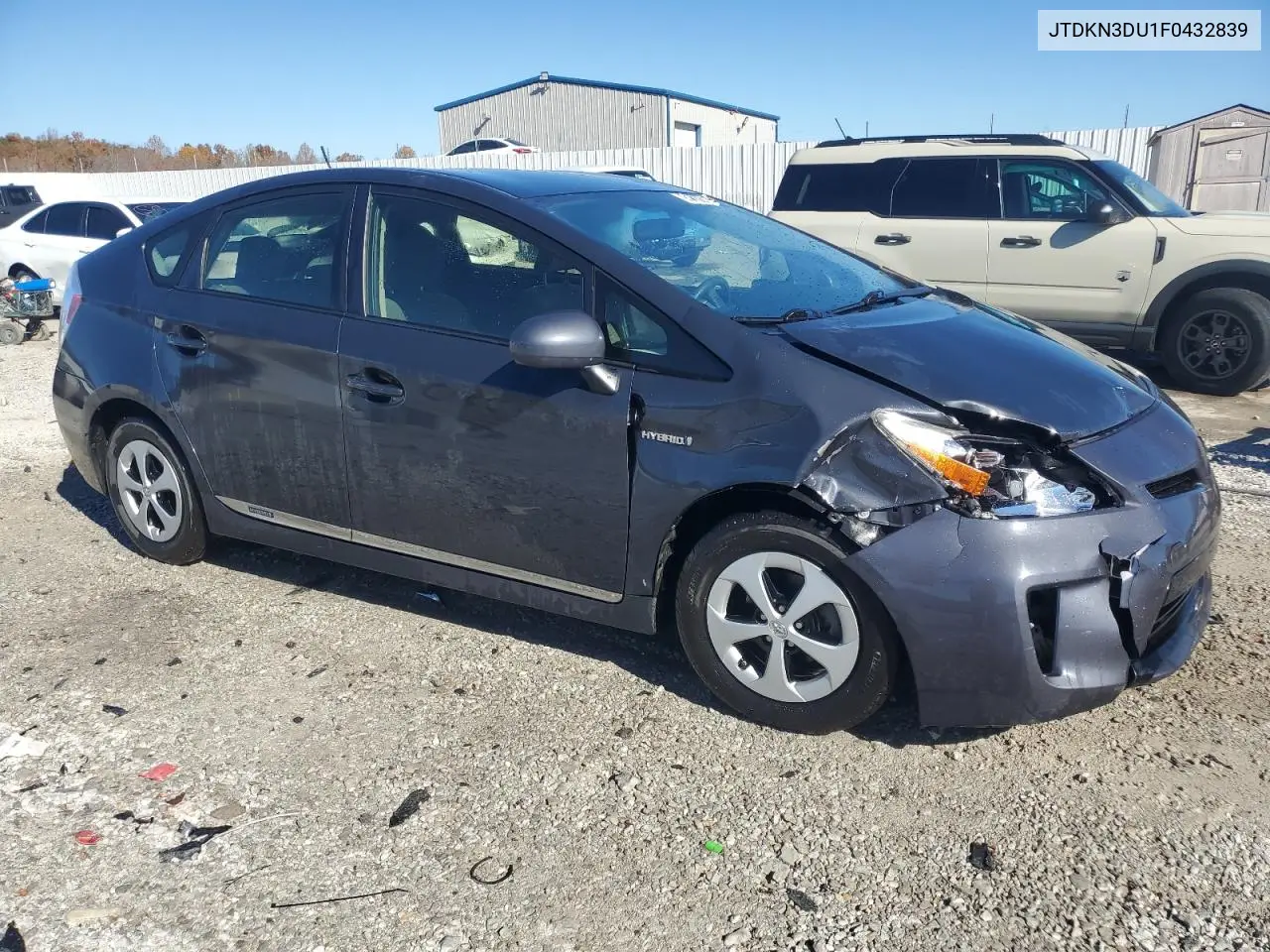 JTDKN3DU1F0432839 2015 Toyota Prius