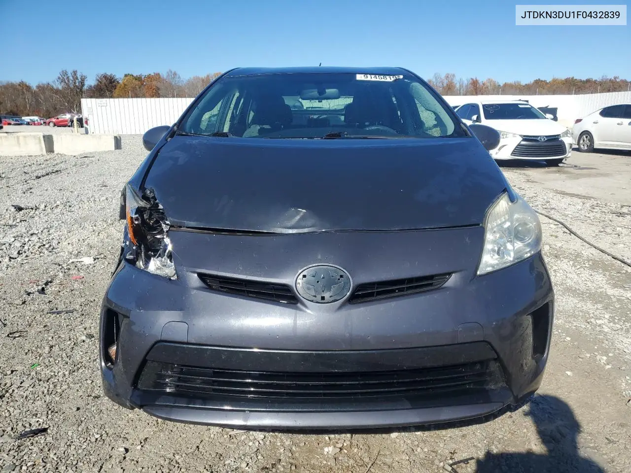 JTDKN3DU1F0432839 2015 Toyota Prius