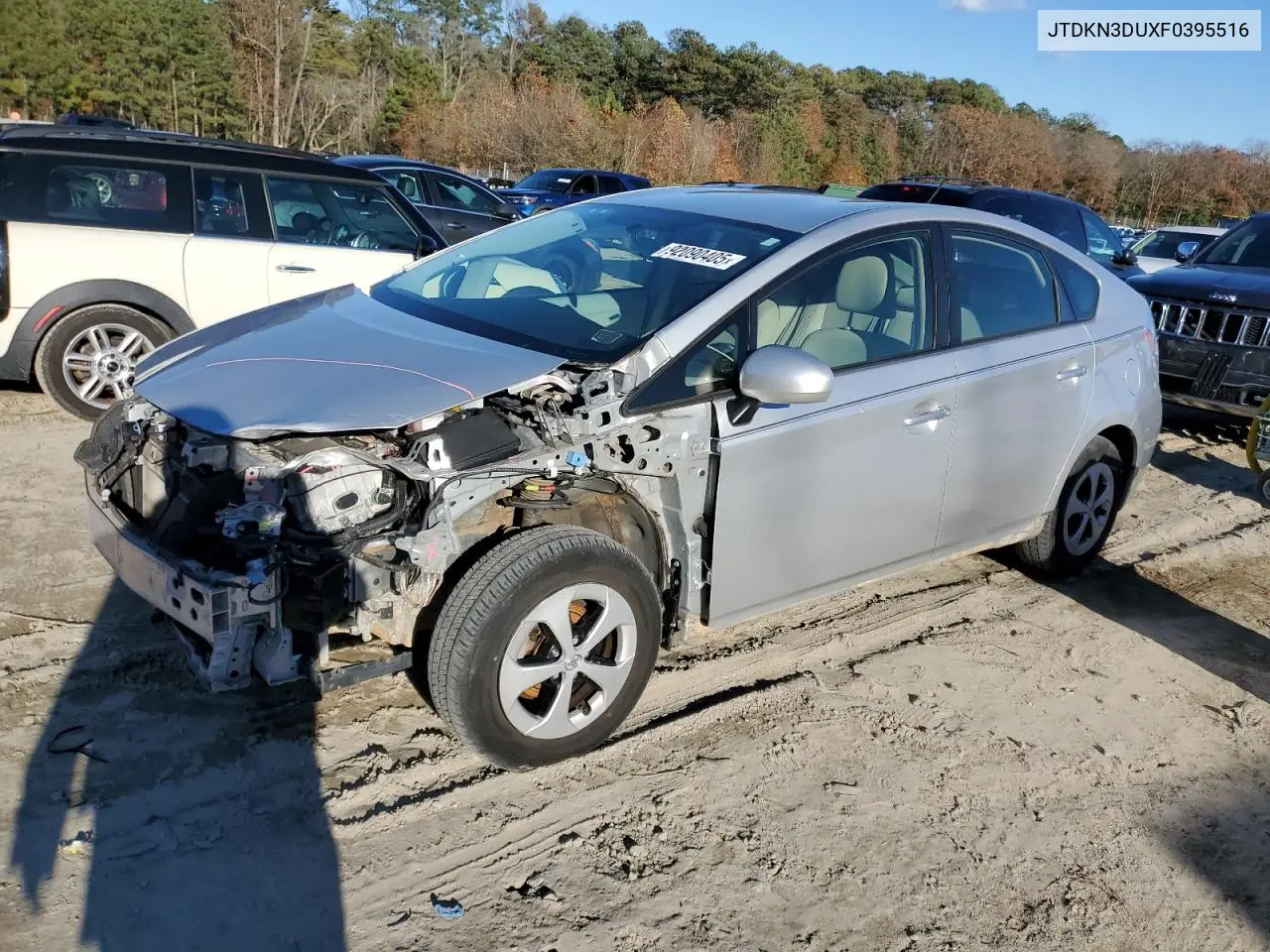 JTDKN3DUXF0395516 2015 Toyota Prius
